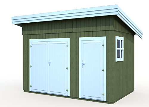 Palmako Element-Gartenhaus 2-Raum-Haus Kalle 6,6 natur Quick Fit Line