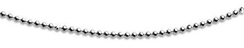 DUR Halskette Kugel aus 925 Sterling Silber, Länge: 42 cm, K2255.42