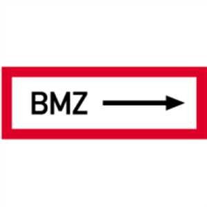 Aufkleber Brandschutz BMZ -> Folie 10,5 x 29,7cm