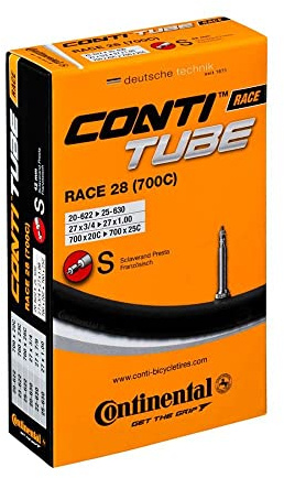 Continental Fahrrad Schlauch Conti Tube Race 28, Ausführung:28´´ 700x20/25C 18/25-622/630 SV 60mm