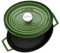 Lava Cookware Trendy Hierro Fundido Esmaltada Cacerola/(ovalada, 29 cm, 4,67 L), color verde