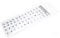 E-NUC Adhesivo Teclado Español (Letras de Botón, Impermeable, Resistente, para Portátiles, Ordenadores de Mesa, Fácil de Despegar y Pegar) - Blanco