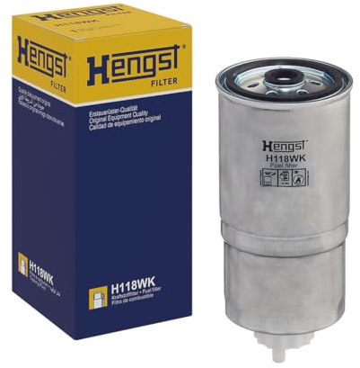 HENGST - Kraftstofffilter H118WK - Hochwertiger Kraftstoff-Anschraubfilter für KFZ - Entfernt Staub und Schmutz aus Otto- oder Dieselmotoren - Schützt das Einspritzsystem