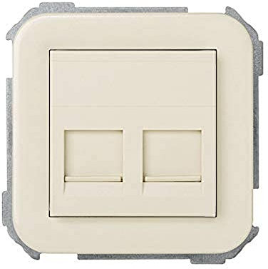 Simon 31089-61 placa de pared y cubierta de interruptor Marfil