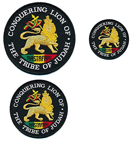 3 The Lion of Judah the tribe of judah Patches Aufnäher Aufbügler 0665