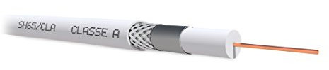Cavo coassiale per Antenne Digitale Terrestre e Parabole | Diametro esterno 6,5 mm. | CAVO IN CLASSE A DI ALTA QUALITA' | Bobina da 100 mt.