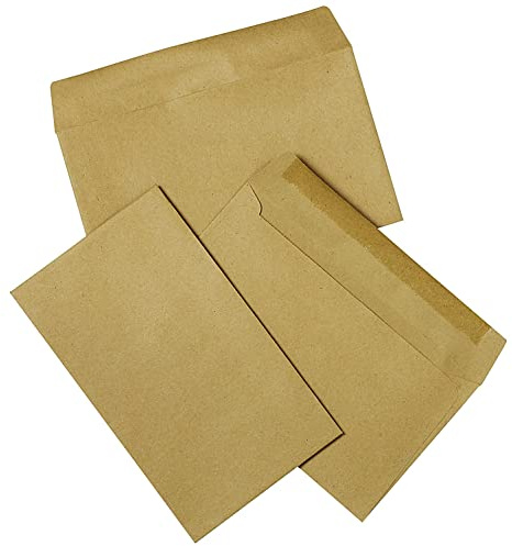 Q-Connect Envelope 89x152mm Wallet Gummed 70gsm Manilla (Pack of 1000)
