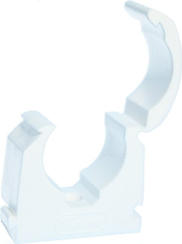 Plumb-Pak M552SF-12AMZ Pipe Clips Clip Over for 22mm Pipe - Pack of 12