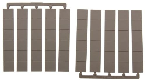 Auhagen 43564.0 - Gleiseinlagen, 55 x 9.5 mm, bunt