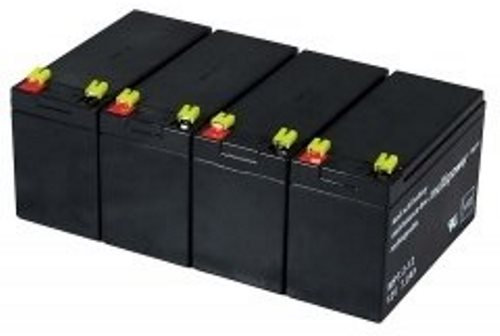 Qualitätsakku – Akku für USV APC RBC 24 - Lead-Acid - PB - 4 x 12V 7.2Ah Bleiakku PB