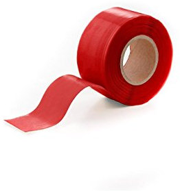 BlitzTape Dichtungsband: Wasserdicht & selbstverschweißend (3m x 25mm) - ROT