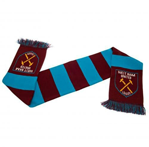 West Ham United Crest Bar Scarf by Westham Co
