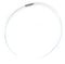 Halsreif transparent Kunststoff mit Dreh-Verschluss 44-45 cm