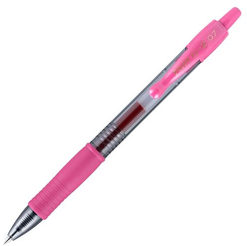 Pilot Stylo Bille à Encre Gel G2 07 Metallic,Rose Métallique