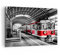 Wandbilder Dekoration Wohnzimmer Bahn Bahnhof Zug Transport Bilder auf Leinwand 120x80cm Leinwandbild Schlafzimmer Küche Deko Wand Kunstdruck Art Groß XXL Wanddeko Bild Wall Decor Canvas AA120x80-2558