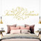 Grandora Wandtattoo Spruch Sweet Dreams I Gold (BxH) 160 x 58 cm I Schlafzimmer süße Träume selbstklebend Sticker Aufkleber Wandaufkleber Wandsticker W718
