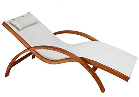 Miliboo Sonnenstuhl Cremefarben Biarritz