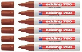 Edding 750, Sparpack, Braun