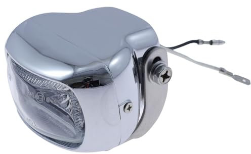 Nebelscheinwerfer H3 55W Chrom Alu mit Halter, Glas klar, Motorrad, PKW, Quad