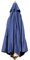 Large Hardwood Garden Parasol Umbrella - 3M Wide - (Navy Blue)