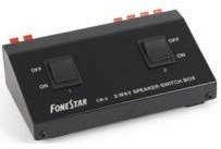 FONESTAR - Selector Altavoces Stereo 2 Salidas Cb-2