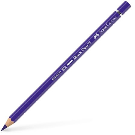 Faber-Castell Art & Graphic Albrecht Dürer Watercolour Pencil, 137, Blue Violet, for Craft, Drawing, Sketching, Home, School, University, Colouring