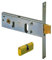 CISA 144151700, Serratura da Infilare a Cilindro per Fasce, Frontale con Rivestimento in Zinco, Entrata 70, Ambidestra