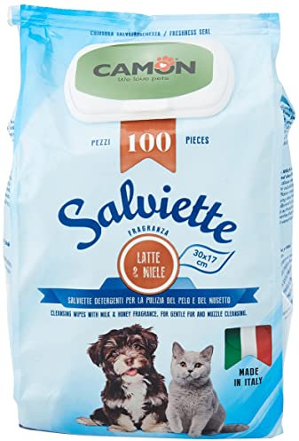 Camon Toallitas Milk & Honey 100Ud, Un tamaño 1140 g