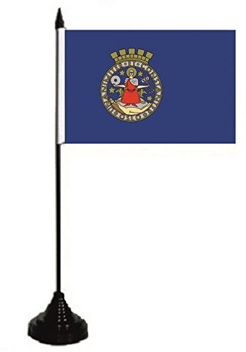 U24 Tischflagge Oslo Fahne Flagge Tischfahne 10 x 15 cm