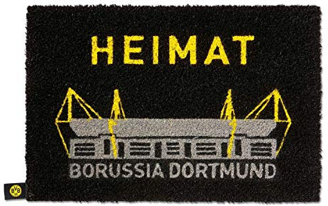BVB Borussia Dortmund - Fussmatte Heimat - Matte Haustür
