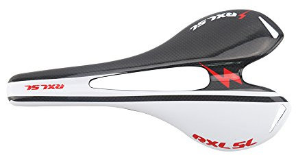 RXL SL Vollcarbon Radsport Fahrradsattel MTB Radfahren Bike Carbon Rennrad Sattel Mountainbikesättel Weiße Glatt/Matt (3K Glatt)