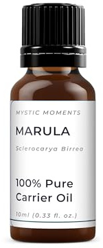 Mystic Moments | Marula Carrier Oil | 10ml | Sclerocarya birrea oil gives a lightweight skin and hair feel for massage and cosmetic blends.
