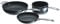 Le Creuset Toughened Non-Stick Cookware Set - 3 Pieces, Ø 16, 24, 26 cm, Black, 962103000