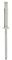 Rivets rivets expanses peints Restagraf Ref: 4521, Blanc
