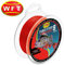 WFT TF8 Barsch red 150m - Barschschnur zum Spinnfischen, geflochtene Angelschnur zum Barschangeln, Schnur für Barsche, Durchmesser/Tragkraft:0.10mm / 7kg Tragkraft