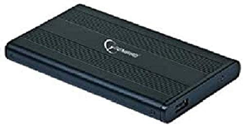 Gembird ee2-u2s-4 External Enclosure for 2.5 Hard Drive, SATA, Black