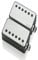 EMG 57/66 Bridge and Neck Humbucker Guitar Pickups Set, Brushed Chrome