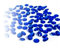 eventkauf 1000 Kristalle Diamanten Streuteile Dekosteine 12mm (Blau)