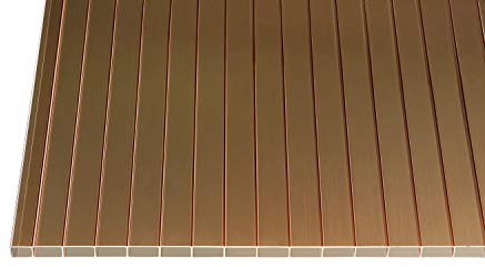 Acryl Stegplatten Hohlkammerplatten bronce 16 mm (4000 x 980 x 16 mm)
