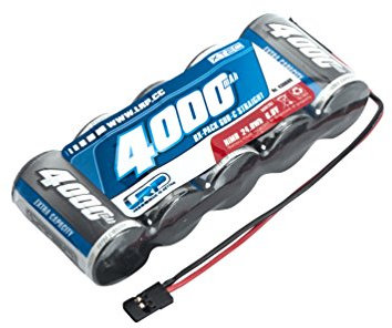 LRP Electronic 430609 - XTEC 1/5 RX-Pack Straight SubC NiMH, JR, 6.0V, 4000 mah