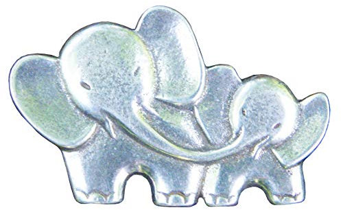 Elefant Brosche, Elefanten Geschenke, Elefant, Brosche Elefanten, Handgegossen, von William Sturt, aus Deutsche Zinn