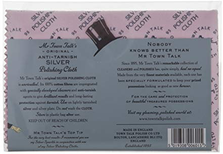 Town Talk Silver Polishing Cloth Silver 30500