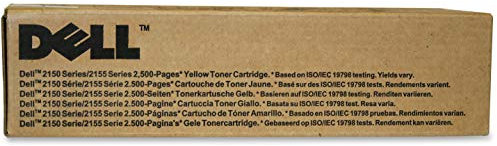 Original Dell 2150cn/cdn & 2155cn/cdn High Capacity Toner Kit, ca. 2.500 Seiten, gelb