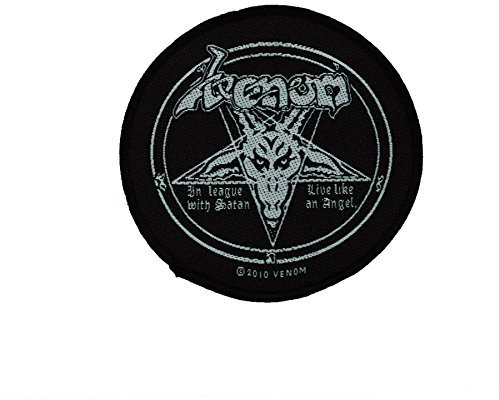 VENOM Aufnäher IN LEAGUE WITH SATAN Patch 9 cm