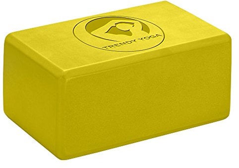 Yogablock 7,5 cm- Trendy Sport Trainingsblock für Yogaübungen, anthrazit