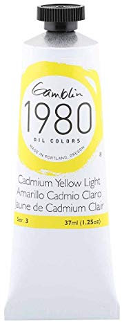 37ml Gamblin G7170 -tudiants grade Couleur huile jaune cadmium clair
