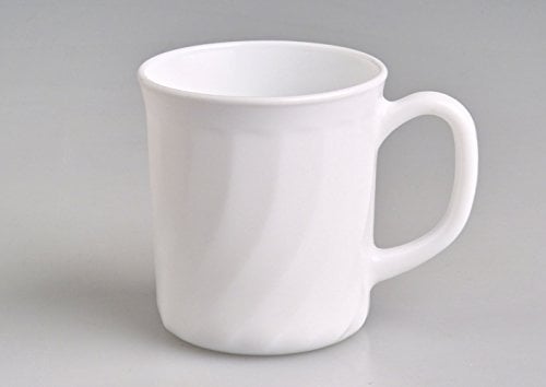 12 Taza de café Trianon Opal Cristal Blanco Arc Arcopal
