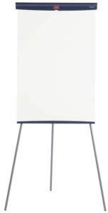 Nobo Dreibein-Flipchart Basic Melamin nicht magnetisch weiß