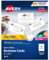 Avery Clean Edge bedruckbare Visitenkarten mit Sure Feed Technologie, 5,1 x 8,9 cm, weiß, 1.000 Blanko-Karten für Laserdrucker (5874)