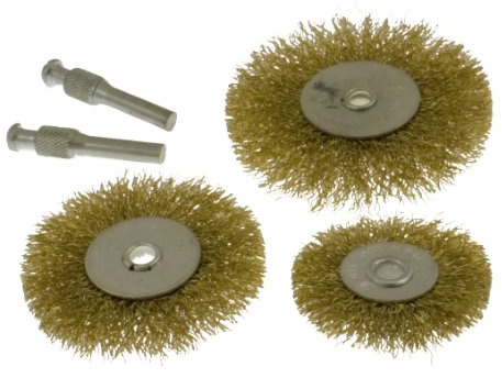 Toolzone 5Pc Flat Wire Wheels For Drill